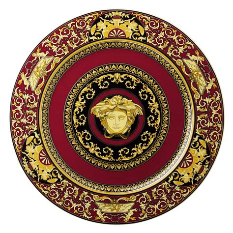 versace medusa plate